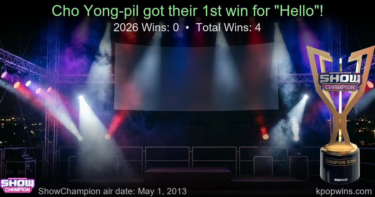 Cho Yong-pil - Hello